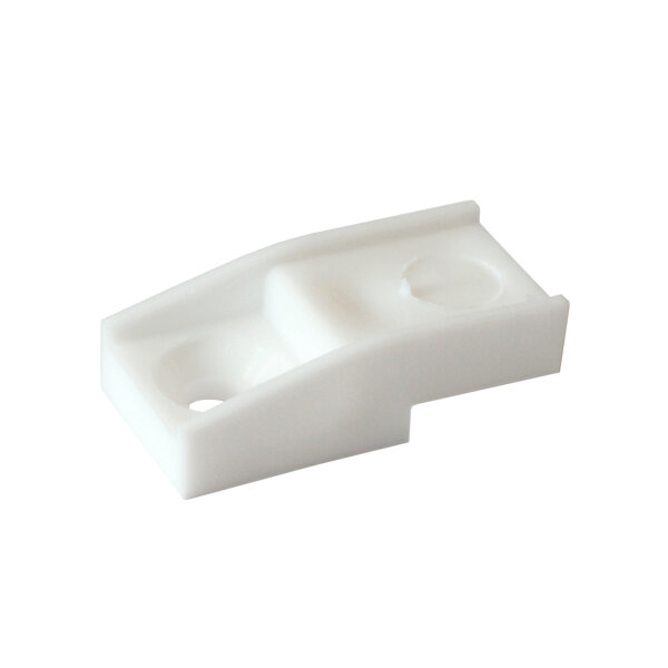 фото Стеклодержатель крепление для стёкол и зеркал (кляймер), пластик, цвет белый,8 шт