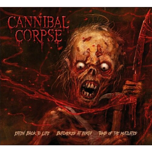 CANNIBAL CORPSE - Eaten Back to Life / Butchered at Birth / Tomb of the Mutilated (3CD BOX) 2021.