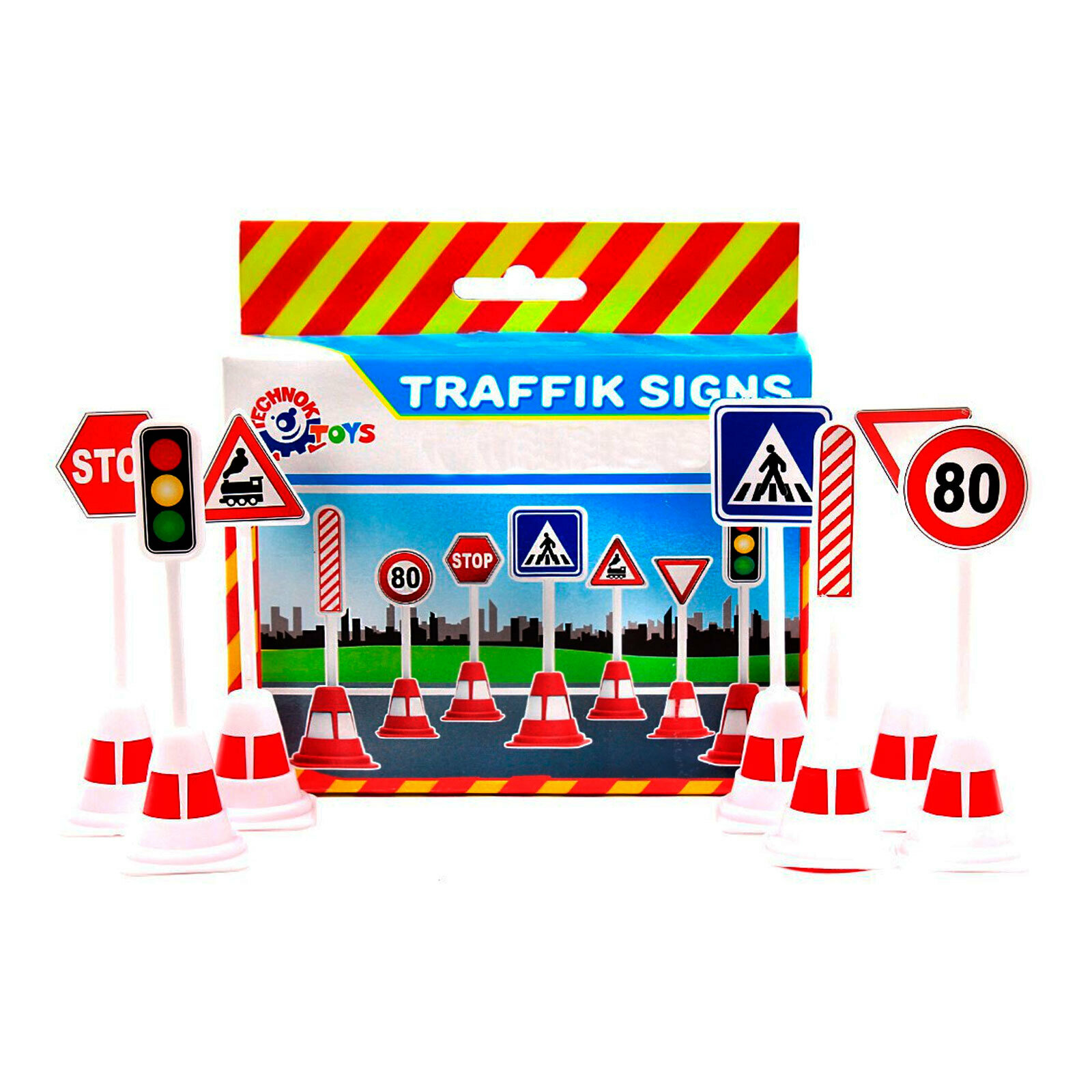 Набор светофор и дорожные знаки для детей технок / ДПС