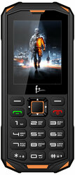 Мобильный телефон F+ R240 Black-orange, 2 Nano SIM, 2G, Type-C