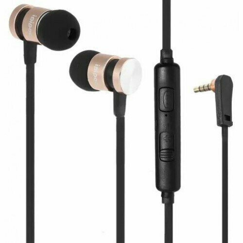 Наушники с гарнитурой ipipoo iP-A100Hi золотистые 99500₽