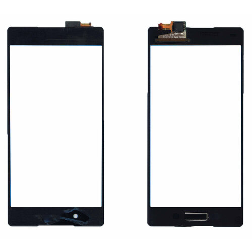 Сенсорное стекло (тачскрин) для Sony Xperia Z3+ / Z4 черное модуль матрица тачскрин для sony xperia tablet z4 белый