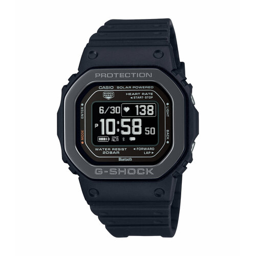 Наручные часы CASIO DW-H5600MB-1, черный наручные часы casio часы casio dw 5600ff 8 серый серебряный