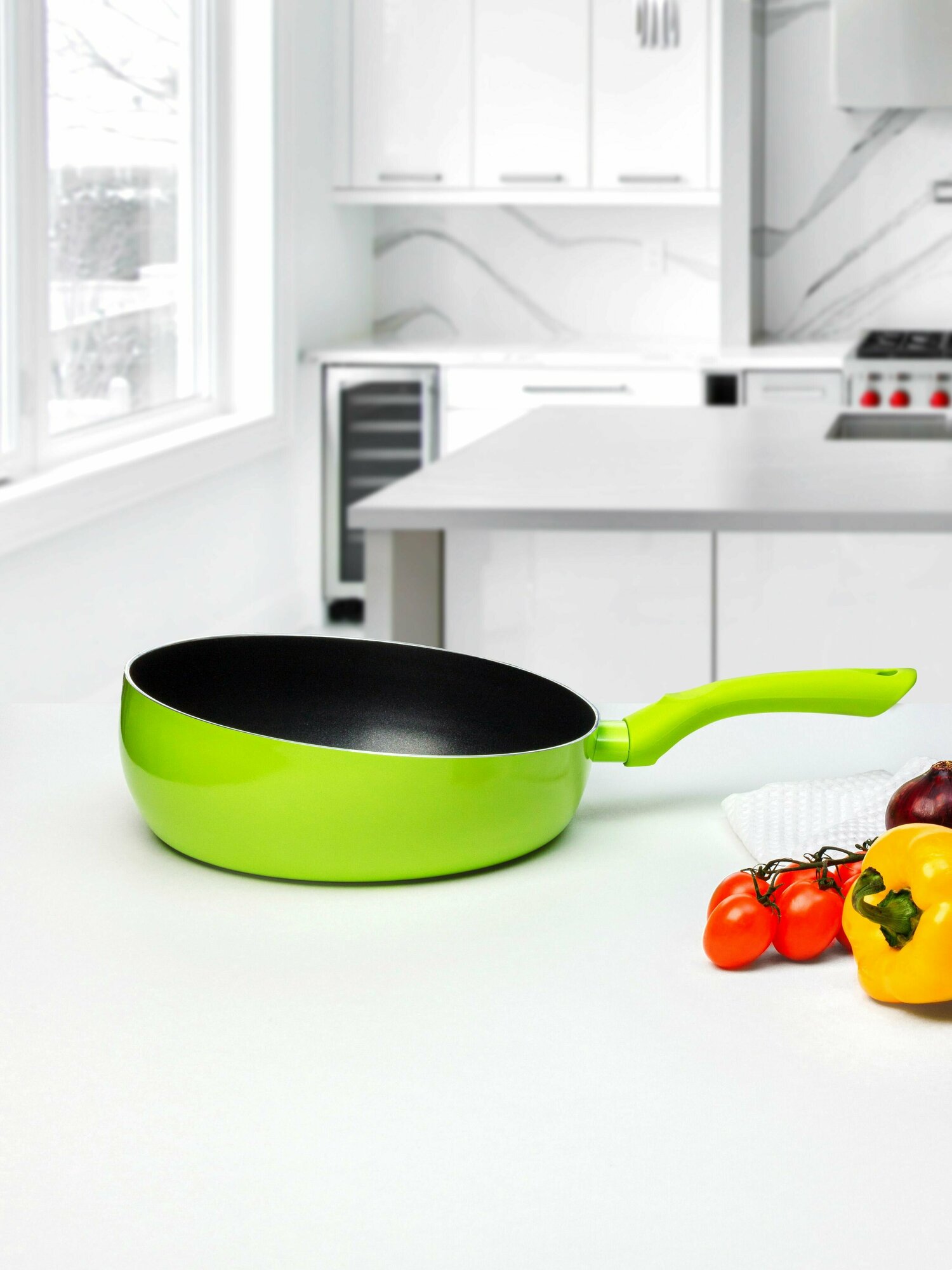 фото Сковорода глубокая Servitta Siesta 26 см, цвет зеленый