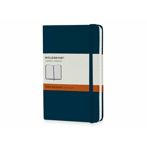 Записная книжка А6 (Pocket) Classic (в линейку) (67511102, голубой сапфир, А6, 9 х 14 х 1,5, бумага/полипропилен)