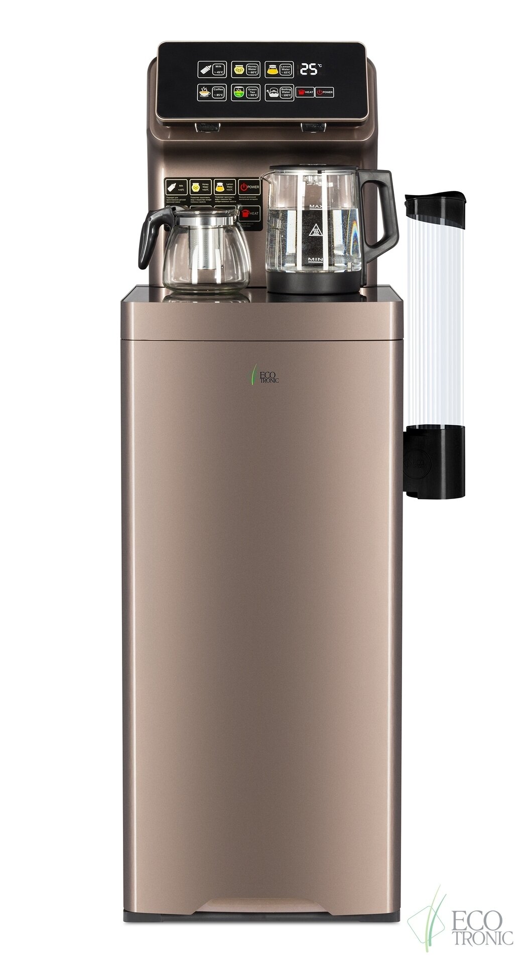 фото Кулер с чайным столиком Тиабар Ecotronic TB15-LNR gold