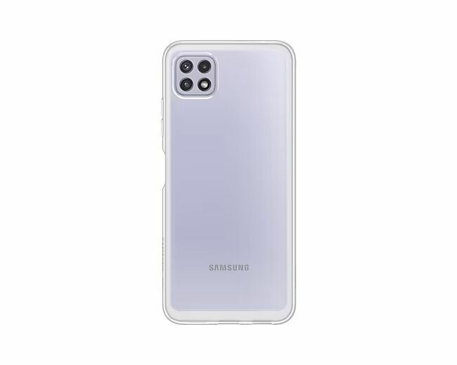 Чехол-накладка Samsung Galaxy A22 Soft Clear Cover прозрачный