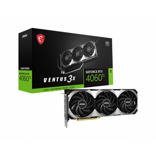 Видеокарта Msi GeForce RTX 4060 TI VENTUS 3X 16G OC 8018800₽
