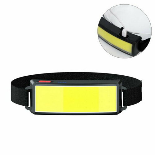фото Фонарь налобный аккумуляторный, 5 вт, tm -g14, 1200 мач, cob, usb, 12.5 x 4.7 см сима-лэнд