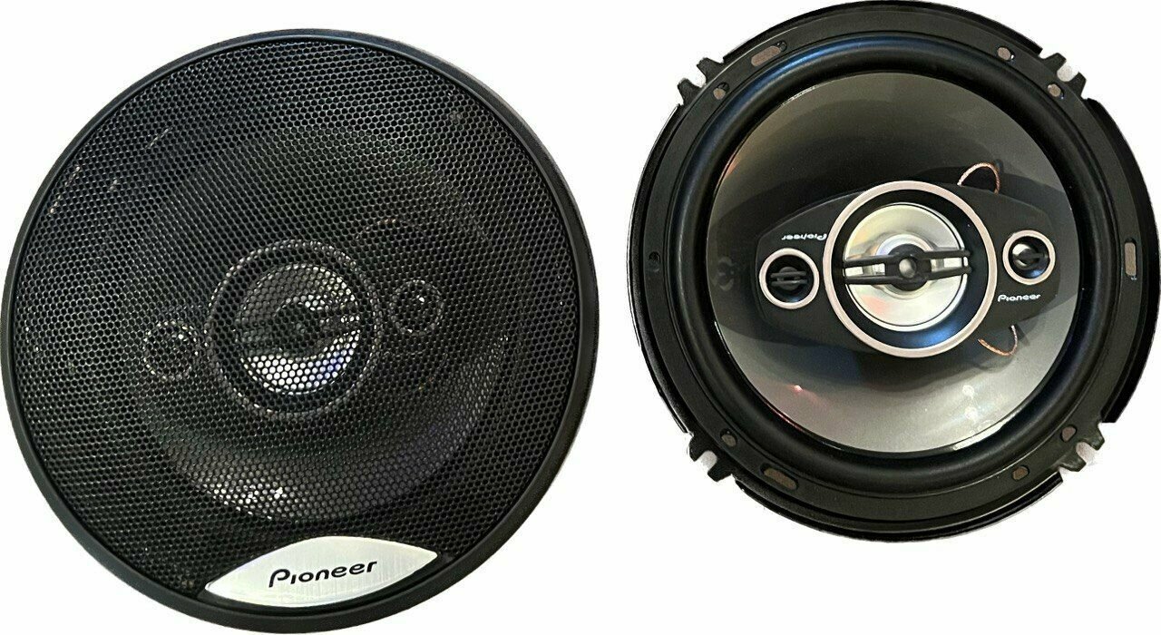 Автомобильные динамики "Pioneer TS-A1694" / Комплект из 2 штук / Коаксиальная акустика 4-х полосная, 16 См (6 Дюйм.), 350 Вт.