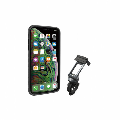 Чехол Topeak RideCase для iPhone XS Max с креплением (Black/Grey)