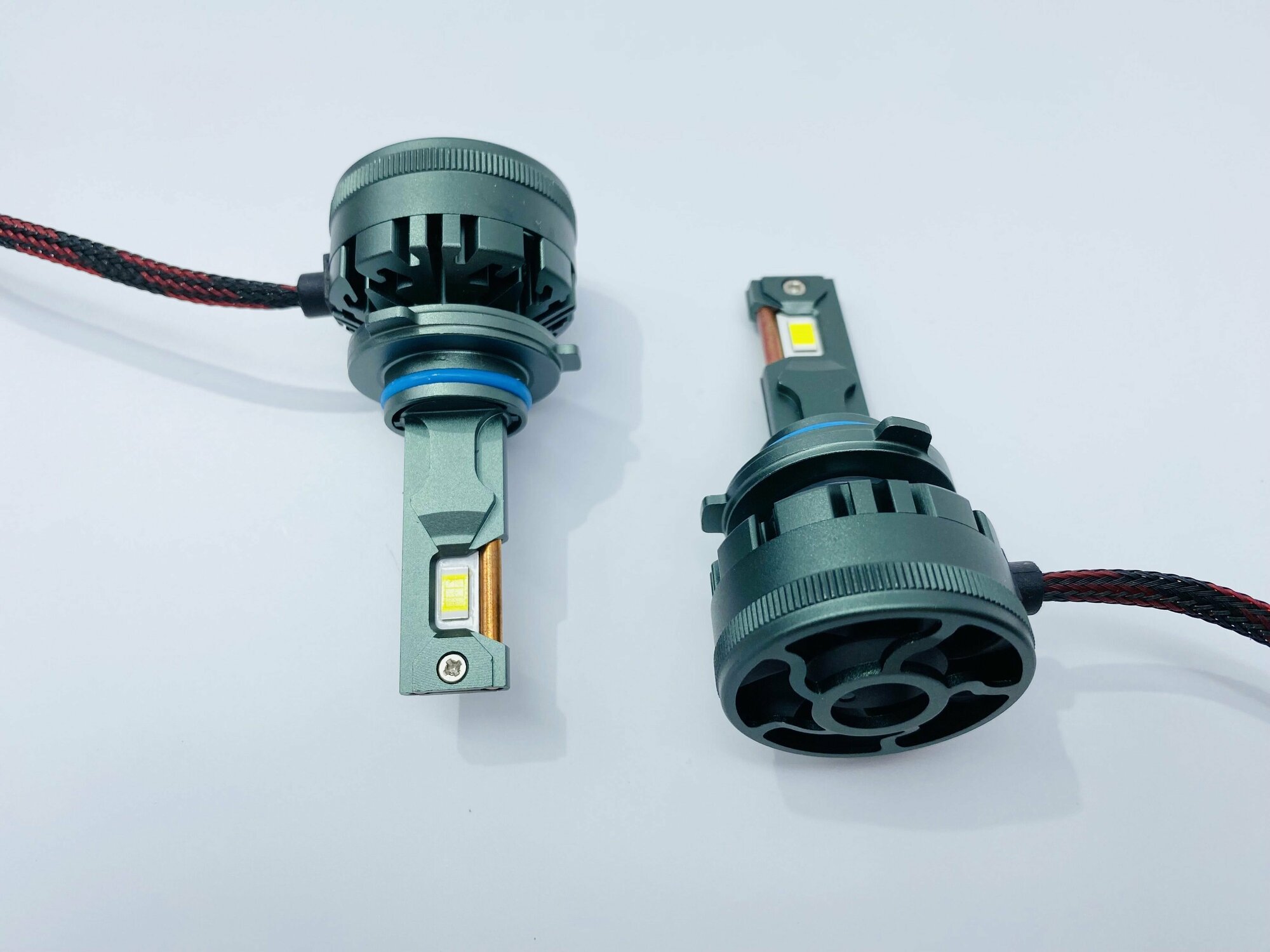 Светодиодные LED лампы Sigma Light K5C White, 12-24В, 120Вт, 5500К, цоколь НB3 (9005), комплект 2шт