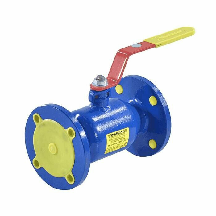 фото Кран шаровой сталь 11с67п Ду 32 Ру40 фл полнопроходной Маршал Цф.00.1.040.032