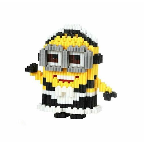 Конструктор 3d пластик Миньон 630 деталей / Объемный развивающий конструктор для детей / Головоломка для взрослых и детей