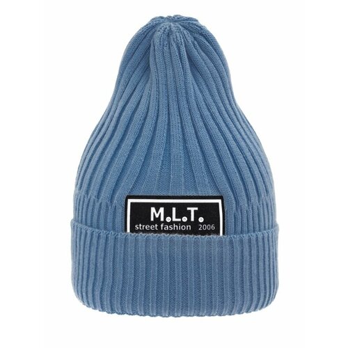 Шапка mialt, размер 54-56, синий шапка mialt размер 54 56 синий белый