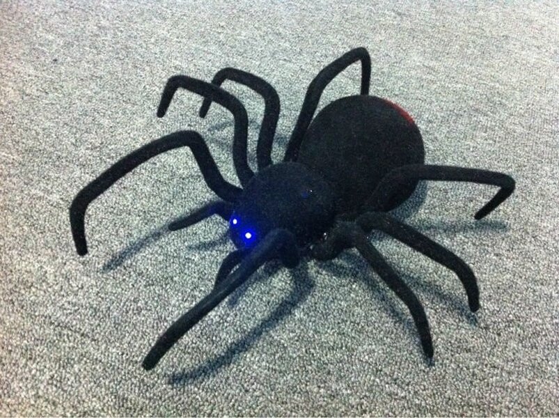 Робот-паук Cute Sunlight Black Widow инфракрасном управление - 779
