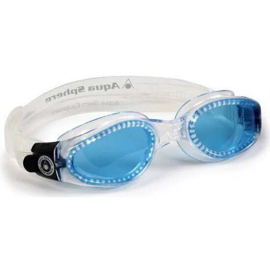 Очки для плавания Aqua Sphere Kaiman small голубые линзы, прозрачные