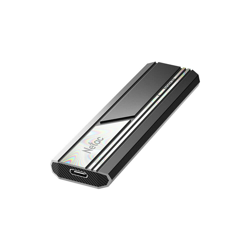 Ssd накопитель Netac ZX10 500GB USB 3.2 Gen 2 Type-C External SSD, R/W up to 1050/950MB/s, with USB C to A cable and 10Gbps USB C to C cable 5Y wty (NT01ZX10-500G-32BK) - фото №11