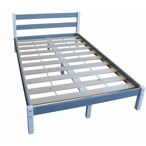 Кровать двуспальная деревянная из массива березы 