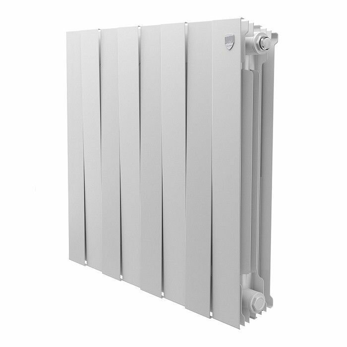 фото Радиатор ROYAL THERMO PianoForte 500 BIANCO TRAFFICO 8 секц, подкл. Боковое, белый