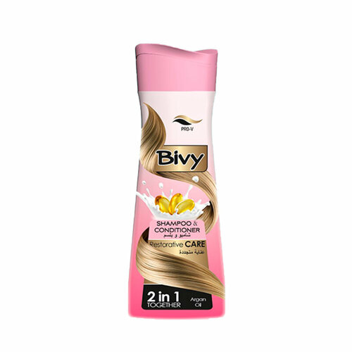 Шампунь-кондиционер для волос 2в1 Bivy Creamy Shampoo 2 in 1 with Argan Oil 600 мл