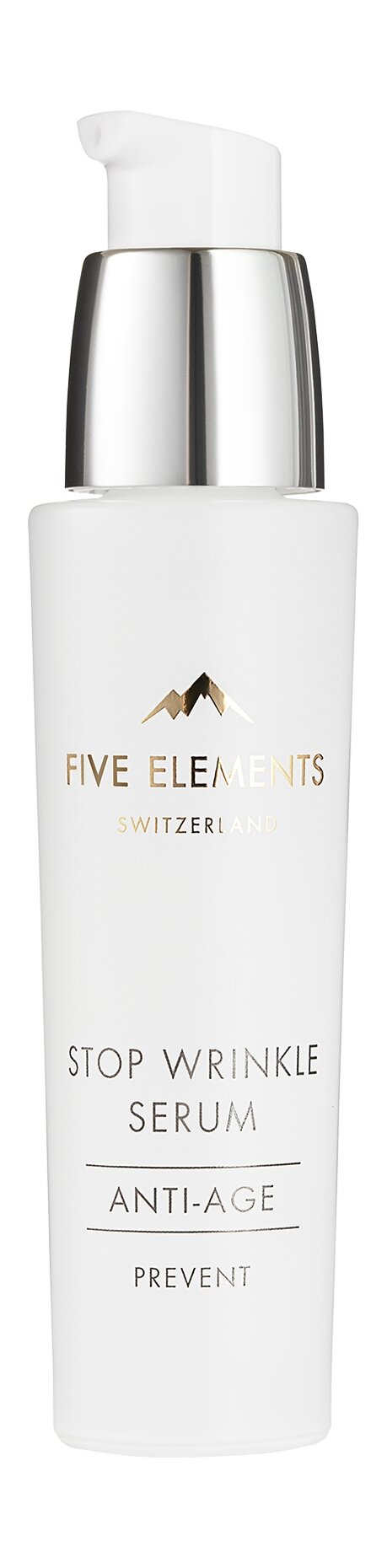 FIVE ELEMENTS Stop Wrinkle Serum Сыворотка для лица, предупреждающая старение кожи, 30 мл