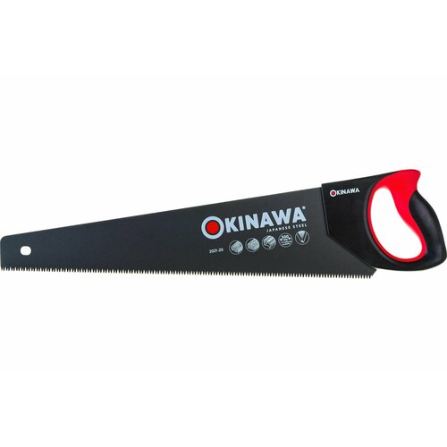 Ножовка по дереву центроинструмент OKINAWA с antistick покрытием 500мм 2021-20