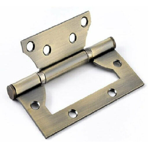 Петля накладная Аллюр 100х75мм бронза без врезки 2штупак 1284₽