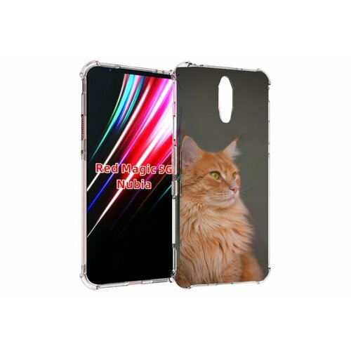 Чехол MyPads кошка мейн кун 1 для ZTE Nubia Red Magic 1 5G задняя-панель-накладка-бампер чехол mypads кошка мейн кун 2 для zte nubia red magic 7 pro задняя панель накладка бампер