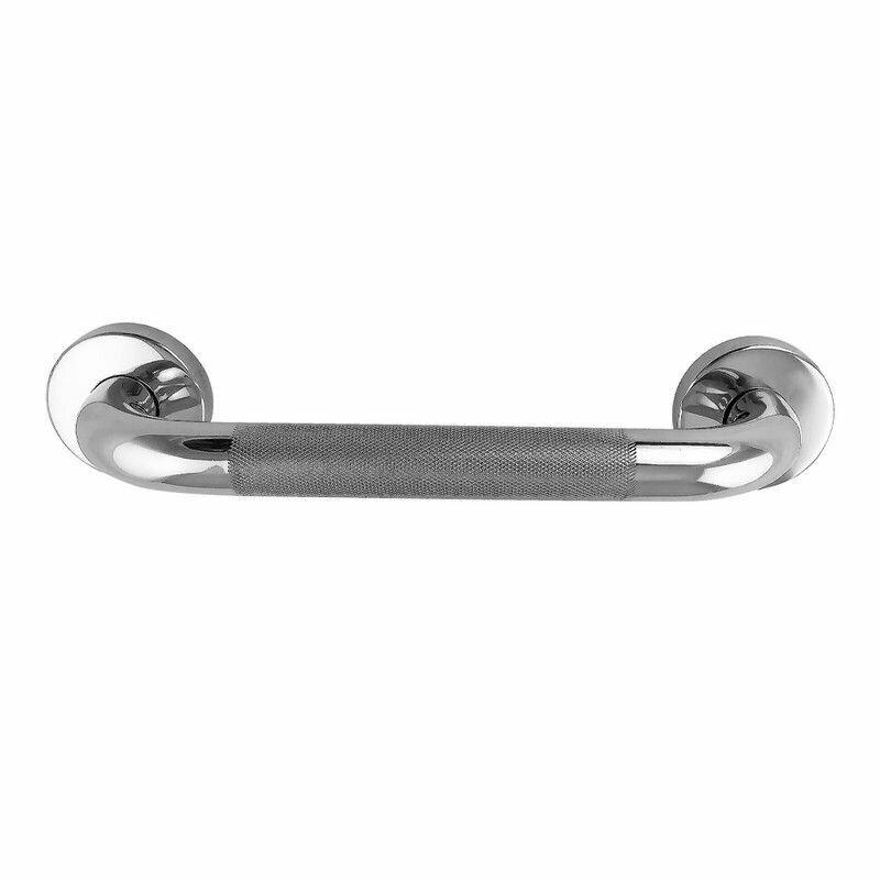 фото Магнус - Ручка в ванную прямая 30 см - антивандальная с насечкой , нержавейка