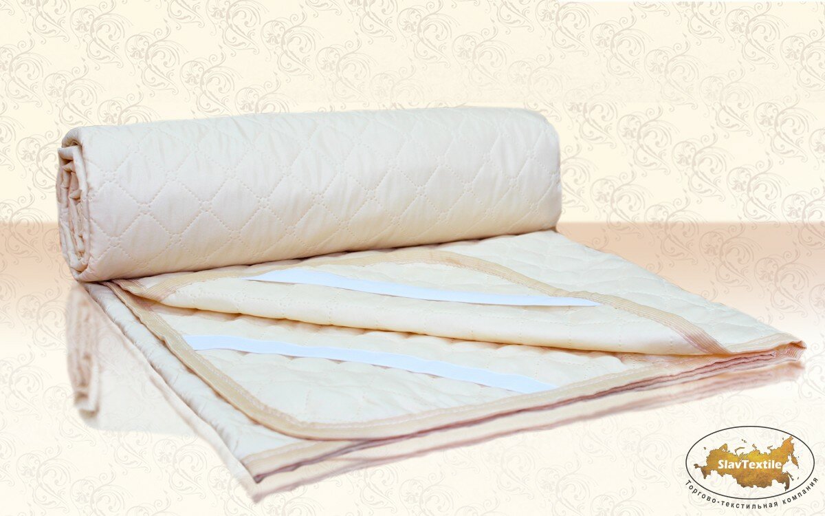 фото Наматрацник овечья шерсть 160Х200 славтекстиль