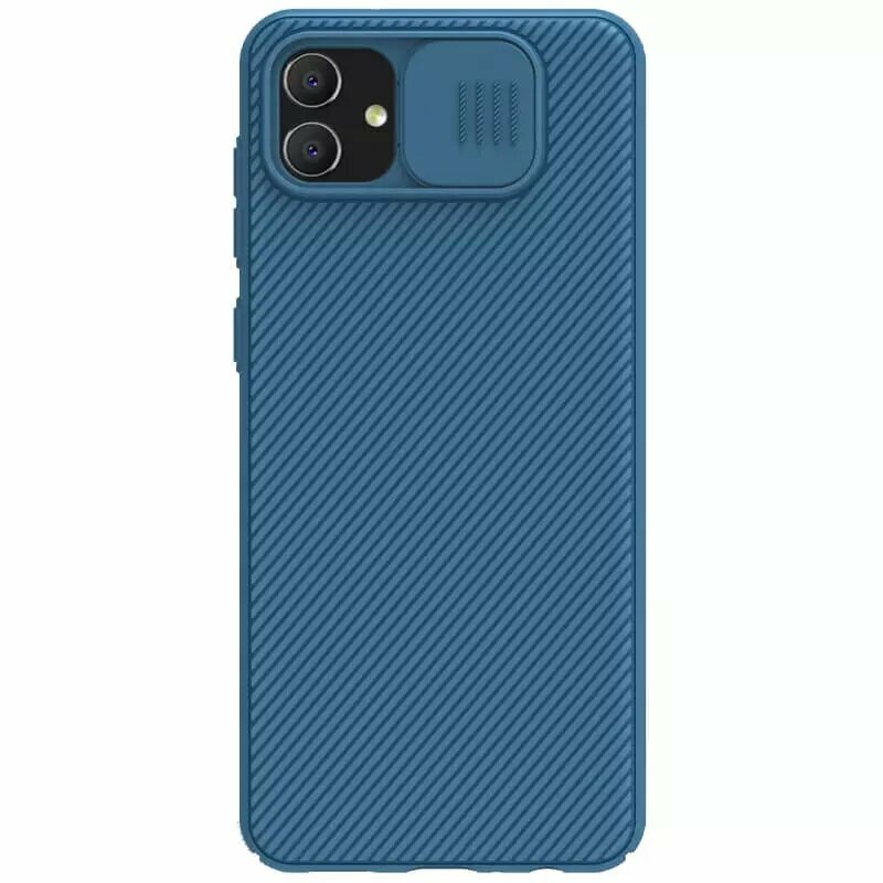 Накладка Nillkin Cam Shield пластиковая для Samsung Galaxy A04 SM-A045 Blue (синяя)