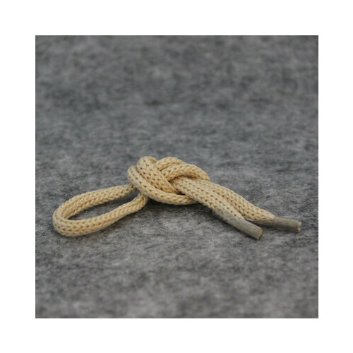 Ручка-шнур 4 мм №58 (темно-бежевая) 35 см с пластиковыми наконечниками (100 шт)
