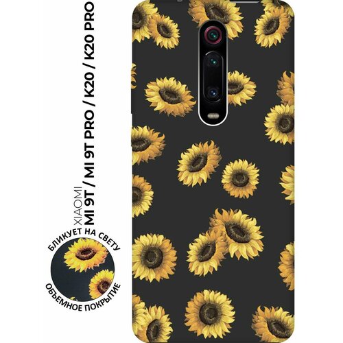 RE: PA Чехол - накладка Soft Sense для Xiaomi Mi 9T / Mi 9T Pro / K20 / K20 Pro с 3D принтом Sunflowers черный re pa чехол накладка soft sense для xiaomi mi 9 с 3d принтом sunflowers черный