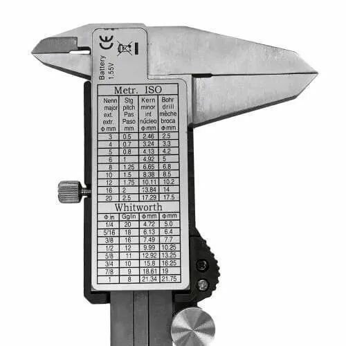 Штангенциркуль электронный цифровой 150 мм, цена деления 0.1 мм, с глубиномером LIT - фотография № 5