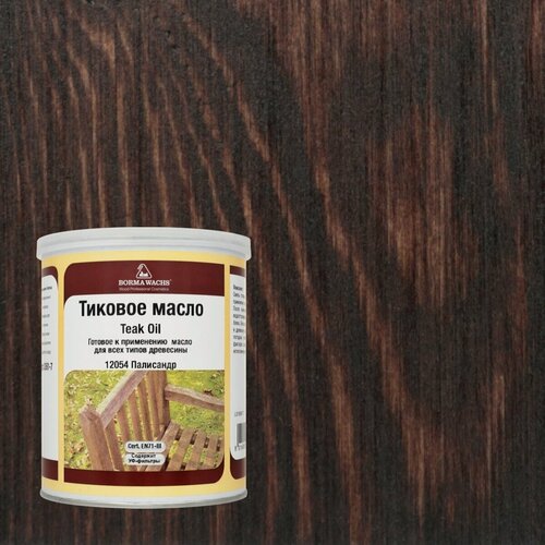 Изображение товара Тиковое масло Borma Teak Oil 1 л Палисандр EN0361-M12054
