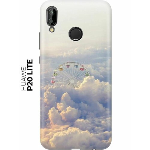 RE: PA Накладка Transparent для Huawei P20 Lite с принтом Колесо обозрения в облаках