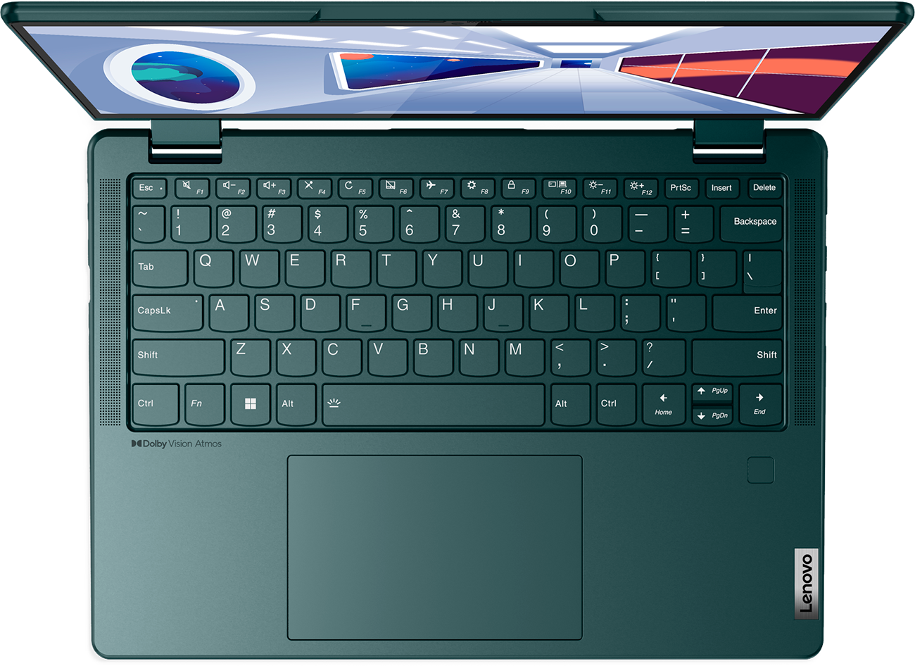 Ноутбук Lenovo Yoga 6 Gen 8 13.3" WUXGA Touch IPS/AMD Ryzen 5 7530U/16GB/512GB SSD/Radeon Graphics/Win 11 Home/RUSKB/зеленый (83B20069RK)