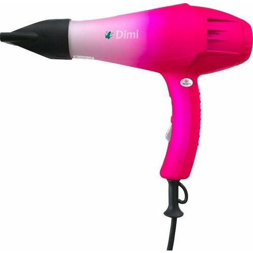 Профессиональный фен Dimi 9200 с ионизатором цвет розовый 6290₽