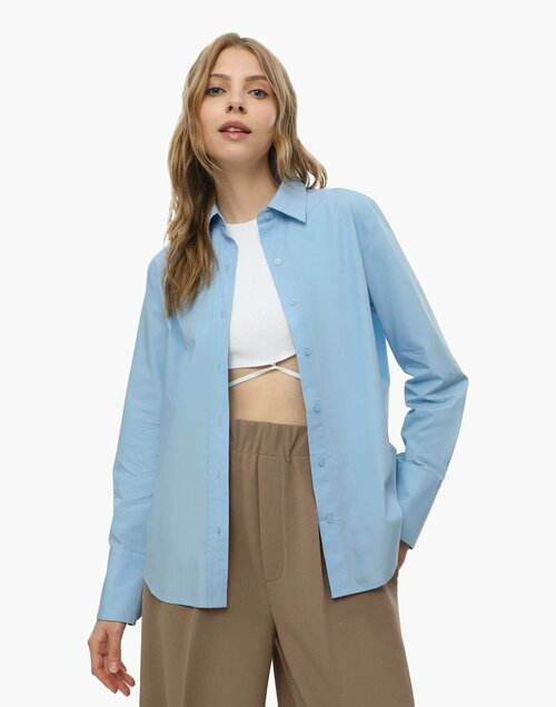 Блуза  Gloria Jeans, размер M, голубой