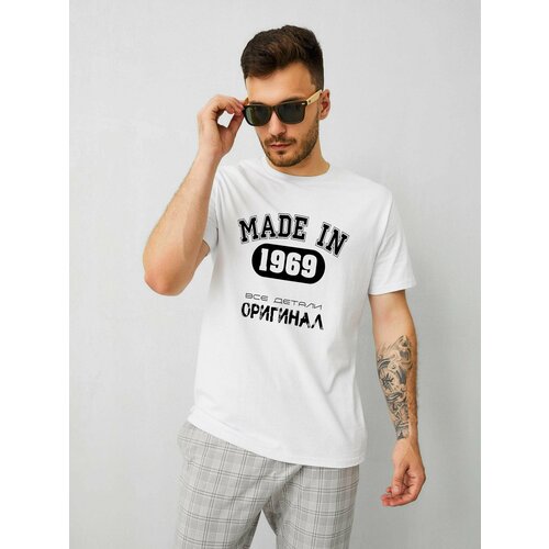 Футболка, размер L, белый