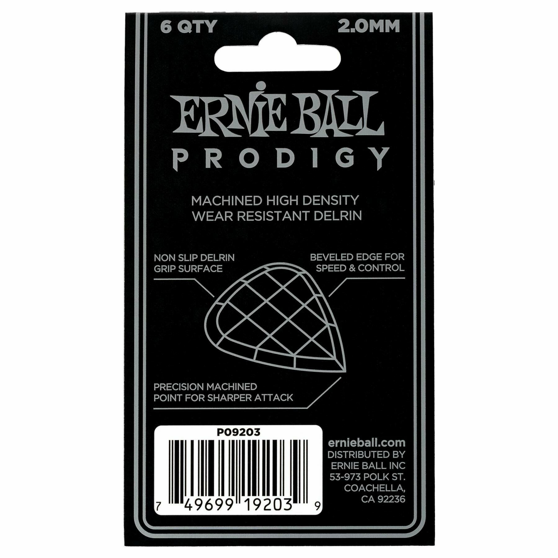 ERNIE BALL 9203 Prodigy White Набор медиаторов