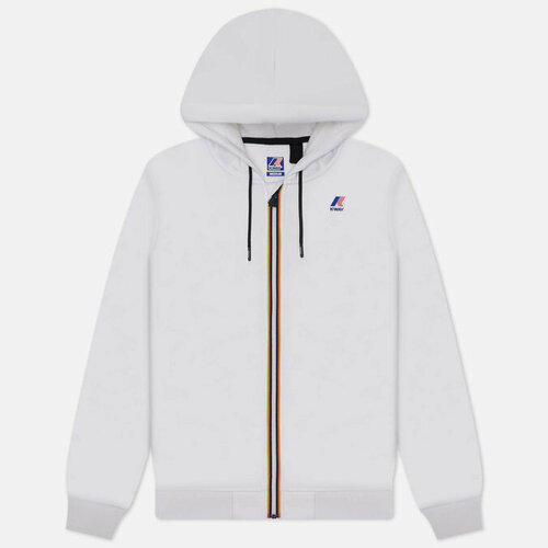 Толстовка K-WAY le vrai arnel zip hoodie fleece, размер s, белый