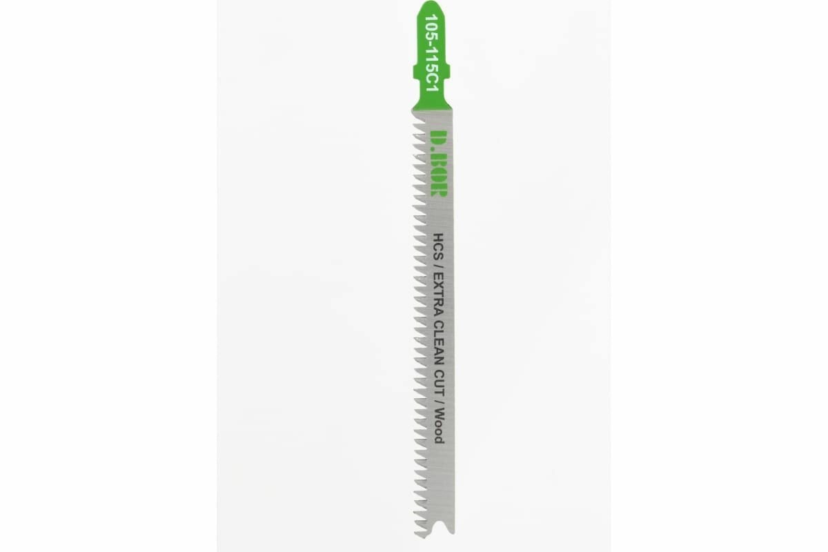 Пилки для лобзика по дереву d.Bor HCS/EXTRA CLEAN CUT/Wood 90/115*2,2мм (T308B/3165) D-105-115C1-02 - фото №2