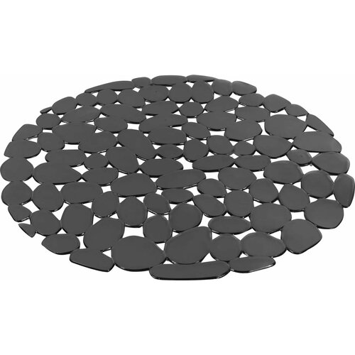 Коврик для мойки Delinia 29x29 см силикон цвет серый