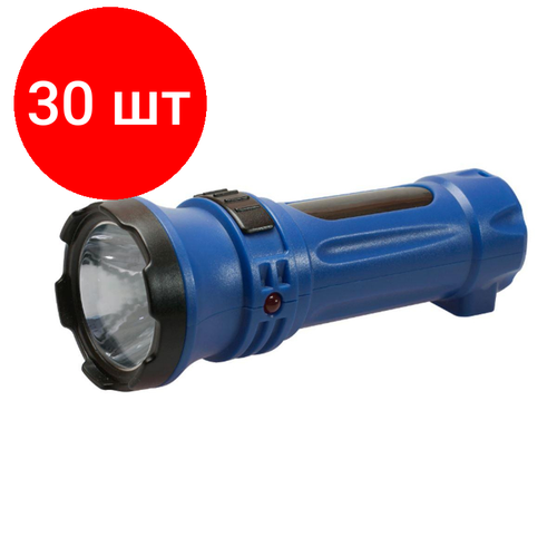 Комплект 30 штук, Фонарь светодиодный аккум. Космос Acc102LED, 2 режима