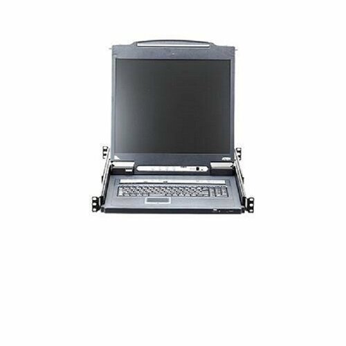 KVM консоль с переключателем Aten Cl5708Inr, Single Rail 8P Ps/2-USB Lcdkvmp 19Inch Wih IP ip kvm переключатель aten cn8600