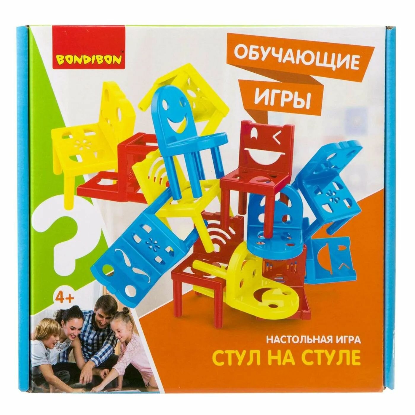 Игра обучающая настольная "Стул на стуле" (ВВ3568) Bondibon - фото №15