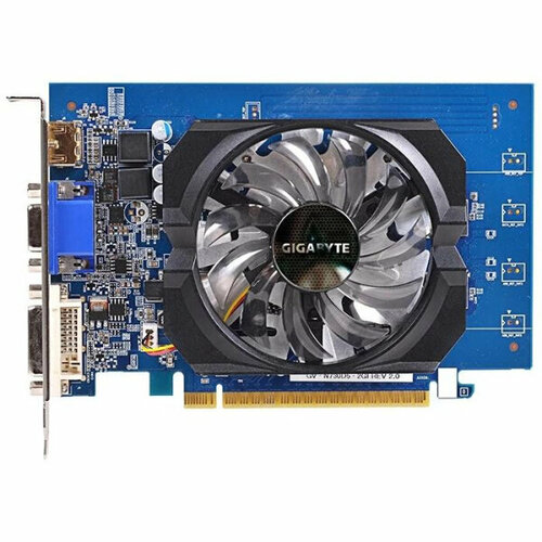 GigaByte Видеокарта GIGABYTE GT730 2GB LPGT730 HDMI DVI 2G D3 704000₽