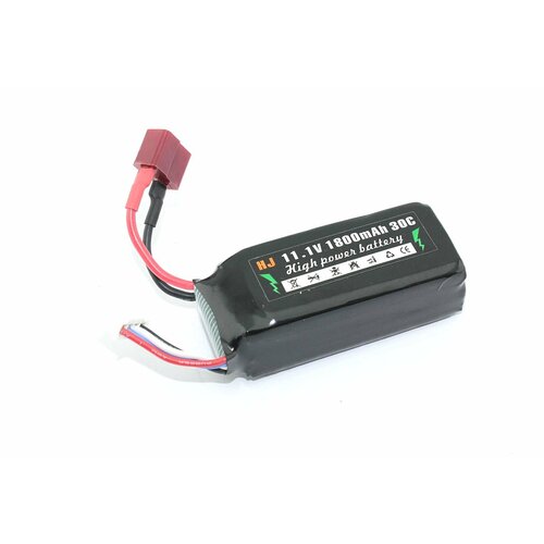 Аккумулятор Li-Pol 11.1v 802555 1800mah разъем T-plug аккумулятор li pol 7 4v 903472 1800mah jst